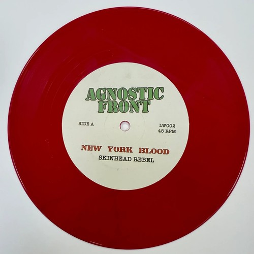 Agnostic Front Murphy’s Law New York Blood 7” red Vinyl rot 45t - Bild 2 von 4