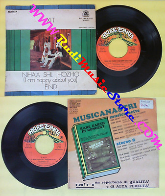 LP 45 7'' XIT Nihaa Shil Hozho I am Happy About You End 1972 Italy No CD MC DVD*