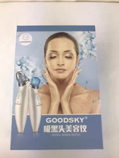 GOODSKY Blackhead Remover Vacuum, Electric Comedo Suction Removal Tool, LCD Digi