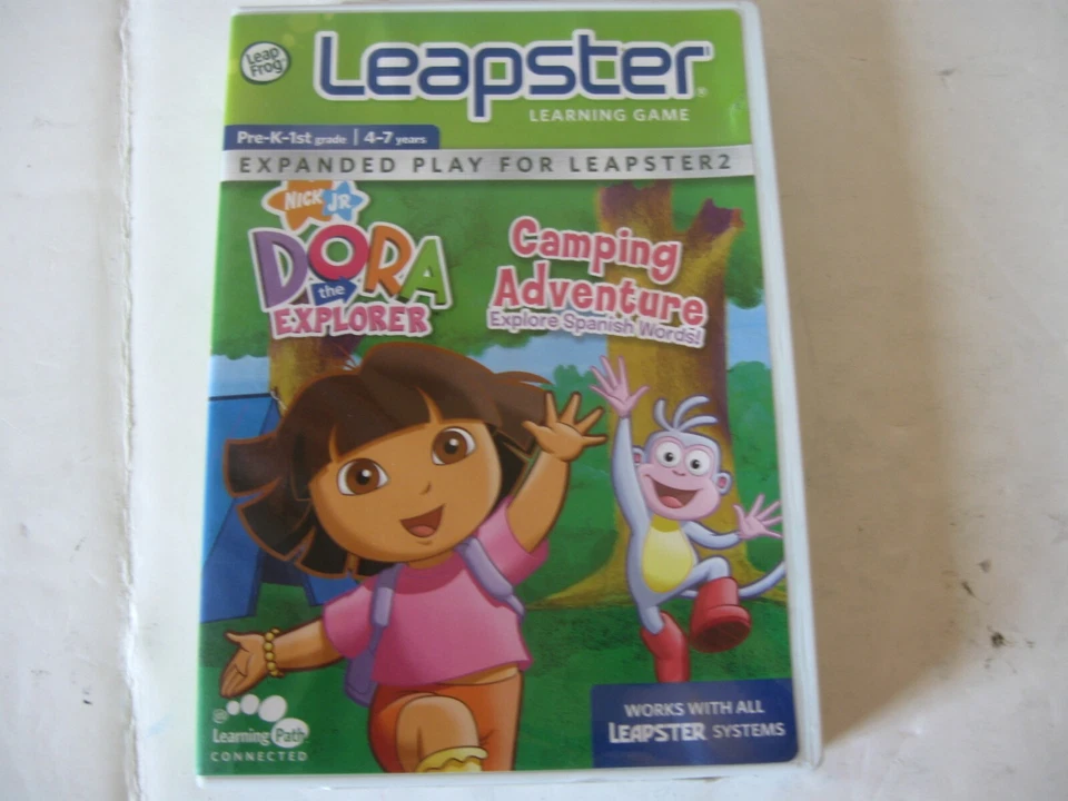 Leapster "Dora The Explorer Camping Adventure" Learning Games - Image 4 of 4