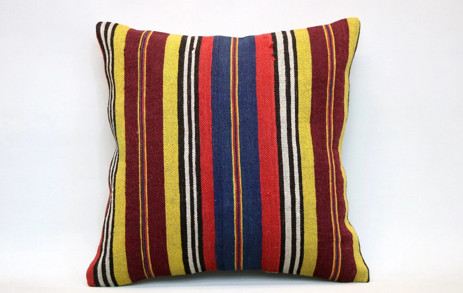 Kilim Pillow Cover, 16x16 in, Ethnic Pillow, Throw Pillow, Decorative Pillow