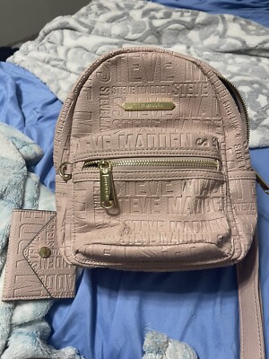 Steve Madden Light Mauve Mini Backpack | eBay display picture 2