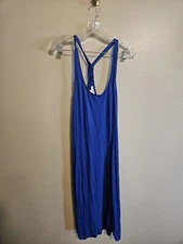  Old Navy Womens Royal Blue tank Swing Dress Size Large
