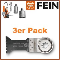 3 StÜCk Fein Multimaster SäGeblatt Gipskarton Holz Cu-Rohre Alu-Profile Blech