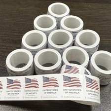 1000 Count Roll - 2025 USPS For-ever Flag Stamps (Mint, Never Hinged)