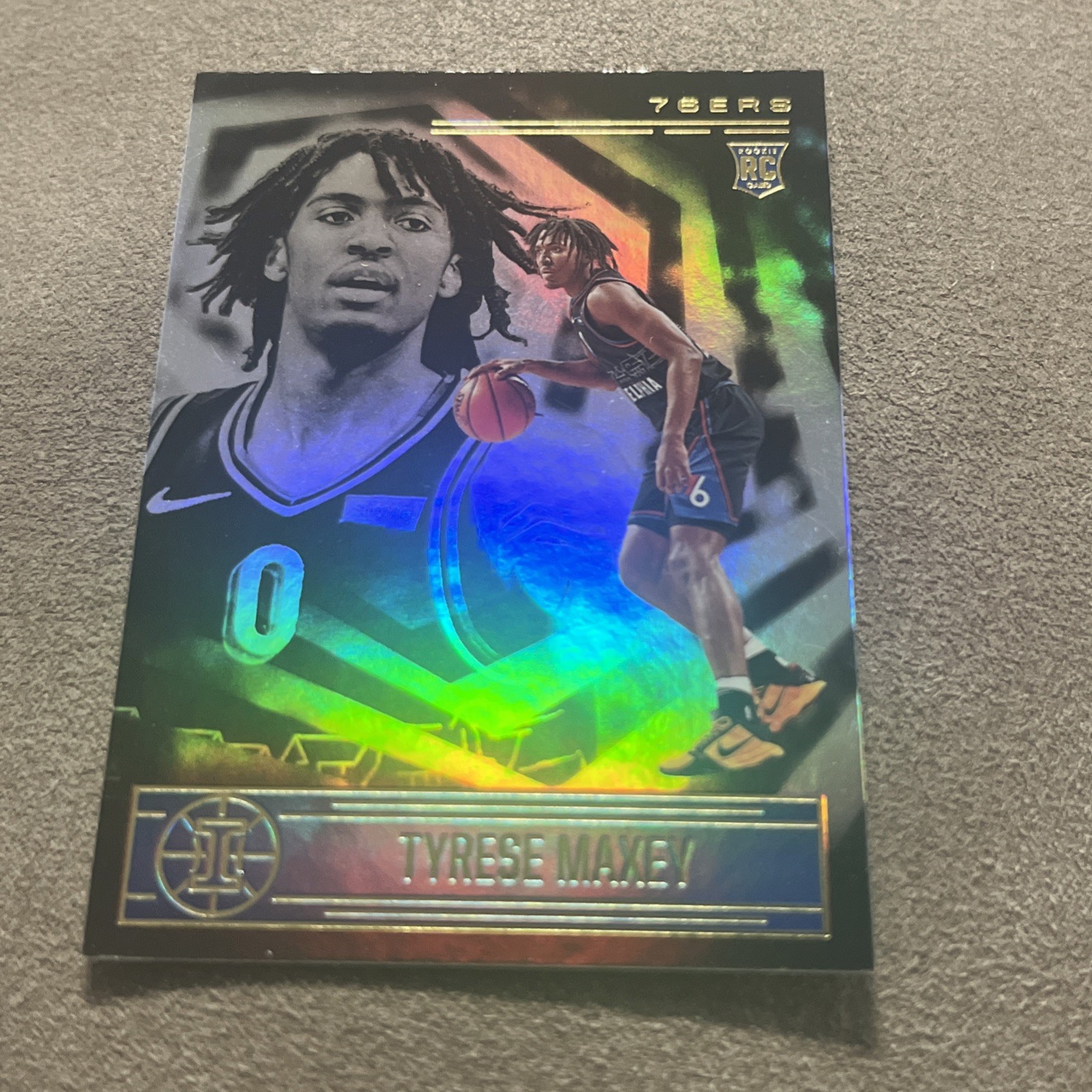 2020-21 Panini Illusions Tyrese Maxey #162 Rookie 76ers