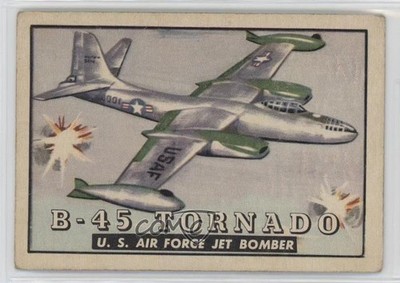 1952 Topps Wings - Friend or Foe R707-4 B-45 Tornado #53 0l4h