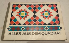 Bastelheft Alles aus dem Quadrat DDR Nostalgie Kinderbuchverlag 1986 ab 6 Jahre