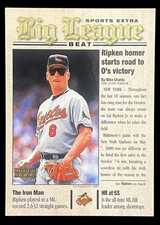 CAL RIPKEN JR ⚾ ORIOLES ⚾ 2000 UPPER DECK BIG LEAGUE BEST INSERT #BB8 ⚾Free S&H
