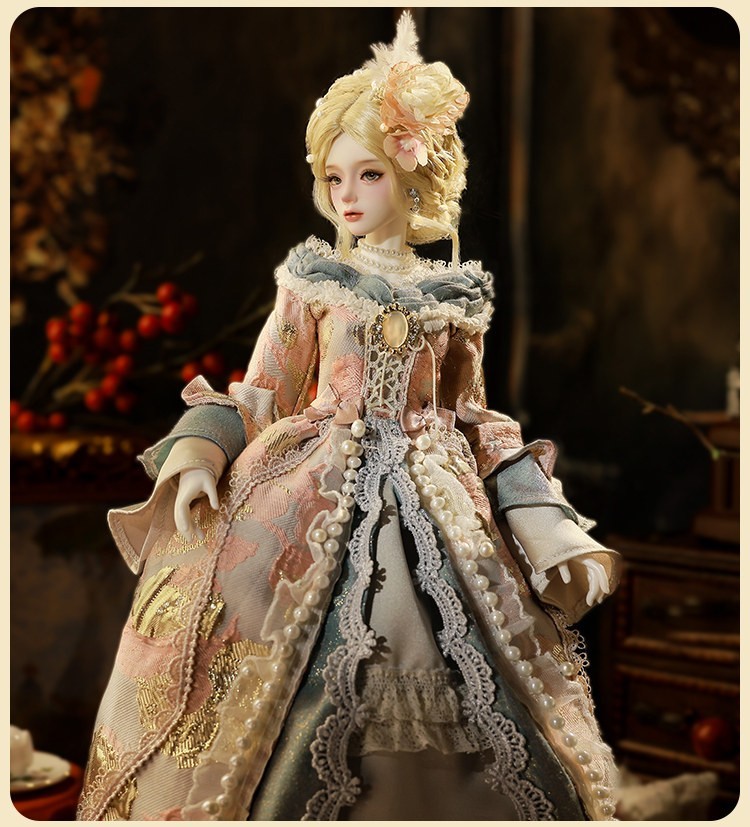 1/4 BJD Ariana European Palace Luxury Fullset Ball Jointed Doll