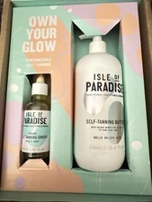 Isle of Paradise Self-Tanning Body Butter & Drops  Lot New And Sealed (S33)
