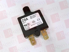 E-T-A CIRCUIT BREAKERS 1658-G21-00-P10-20A / 1658G2100P1020A (NEW IN BOX)