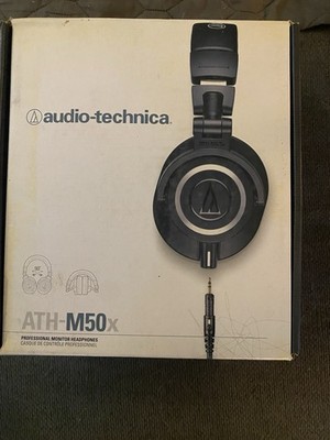   Audio-Technica M Series ATH-M50X Professional Studio Monitor Black Headphones