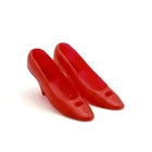 Vintage Mod Era Barbie Francie Red Cut Out Shoes Heels Japan 1960's B57