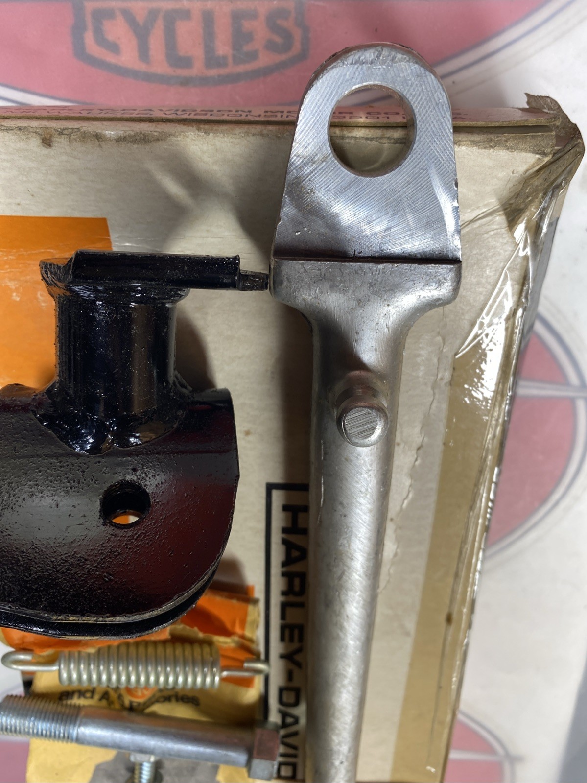 Harley Aermacchi 70-71 Baja MSR 100 NOS JIFFY STAND / KICK STAND KIT 50067-70