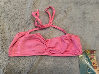 Sandpiper Vintage 90s Deadstock Pink Bikini Top Size 5/6 