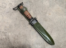 U.S. WWII M3 Fighting Trench Knife Replica Import + M8 Style Sheath Scabbard