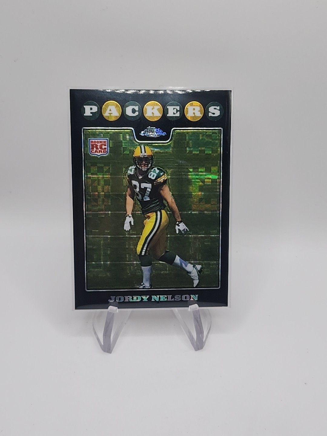 2008 Topps Chrome - Jordy Nelson #TC207  X-FRACTOR Rare !!!(RC)