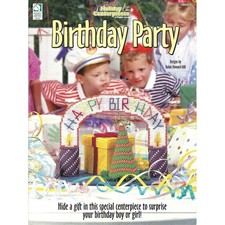 Plastic Canvas Pattern Birthday Party House of White Birches 186001