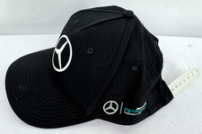 NWT Mercedes Benz Branded AMG Petronas F1 Racing Team Logo Black Cap Hat