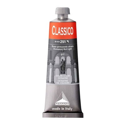 Maimeri Classico Ölfarbe: Permanent Hellrot, 60 ml