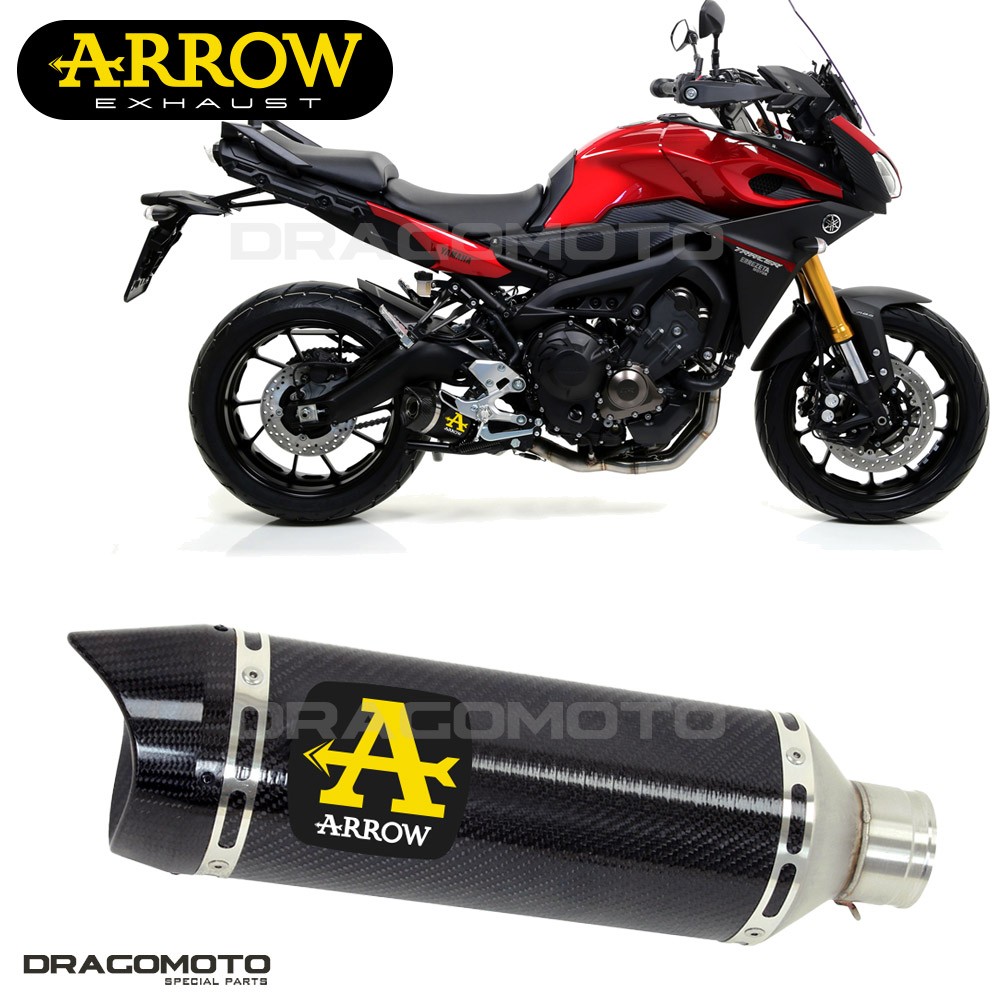 Silencieux ARROW THUNDER Carbone MT-09 Gain de Poids et Performance 2013
