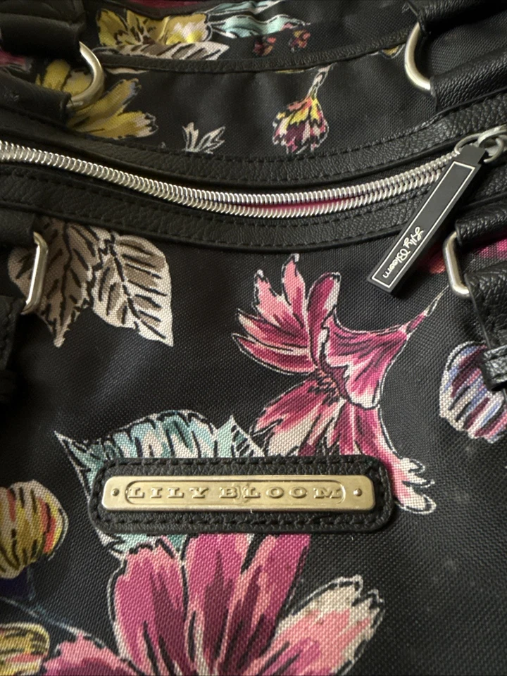 Lily Bloom Shoulder Bag - Multicolor Floral with Black Accents - Image 2 of 4