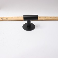 Bathroom Robe and Towel Hook Round Matte Black Stainless Steel