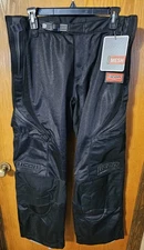 Icon Motorsports Arc Pant in Stealth Black Motorcycle Trousers Men's Size 32 NWT