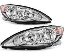 Headlights Assembly For 2005-2006 Toyota Camry Chrome Housing Clear Headlamps Headlights Assembly For 2005-2006 Toyota Camry Chrome Housing Clear Headlamps