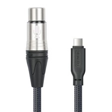 6.6Feet USB C to XLR Female Mic Link Converter Cable,Female XLR to USB C Micp...