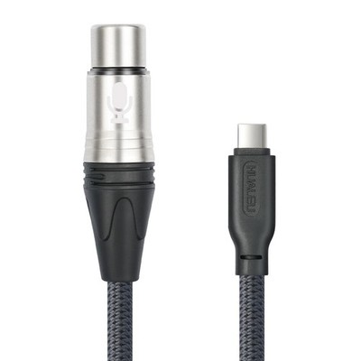 6.6Feet USB C to XLR Female Mic Link Converter Cable,Female XLR to USB C Micp...