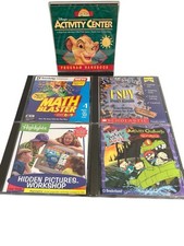 Lot of 5 Vtg Kids PC Computer Disc Games Children's Learning Educational Windows