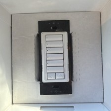 Lutron RadioRA  6-Button Push Keypad switch HomeWorks HQWD-W6BRL (SW and WH)