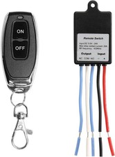 Mini Wireless Remote Control Switch DC 12V 24V 1 Channel RF Relay Latched Swi