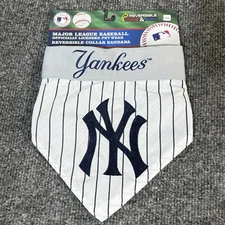 Pets First MLB Reversible Bandana Dogs Cats 2-sided Bandana NY YANKEES LARGE XL