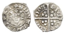 England. Plantagenet, Edward I AR Farthing Hammered 1301 - 1314 Near Fine