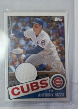 2020 Topps - 1985 Topps Baseball Relics Series 2 Anthony Rizzo #85TR-AR (MEM)