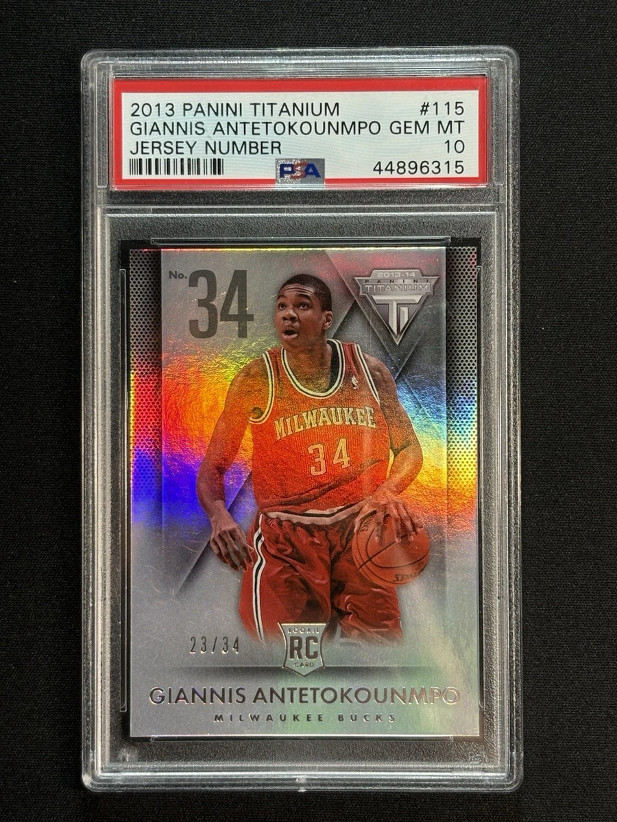 激レアPSA 10 Giannis Antetokounmpoヤニス Giannis Antetokounmpo Professional Sports 10 Graded Basketball