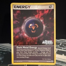Dark Metal Energy 94/109 Team Rocket Returns Reverse Holo Special Energy Eng on eBay