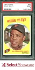 1959 TOPPS #50 WILLIE MAYS GIANTS HOF PSA 9