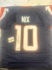 DENVER BRONCOS BO NIX #10 SIGNED FOOTBALL JERSEY W/ COA