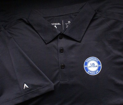 Pinehurst US AM Tour 2022 Antigua Golf Polo Shirt, Mens XL, NEW