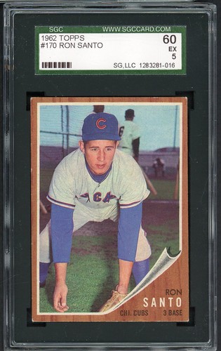 1962 Topps Ron Santo #170 card