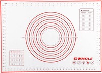 Backunterlage Silikon Antihaft Dauerbackfolie 50×70Cm FüR Backblech Ofen Rot