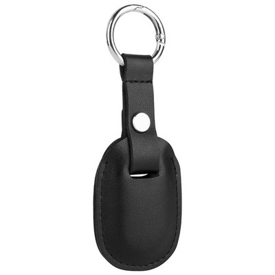 Protective Case PU Keyring and Metal Clip Bag for Samsung Smart Tag 2