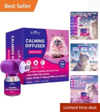 Calming Cat Diffuser - Drug-Free Pheromone Solution for Household Harmony