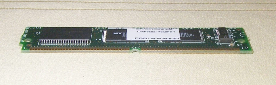 E-MU Proteus 2000 Virtuoso VOLUMEN ORQUESTAL 1 Sonido de expansión ROM probado MG01 Foto 3 de 4