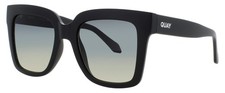 QUAY ICY-59297 Sunglasses Sun Glasses MTBLK/SMKGRN MATTE Authentic New 52mm