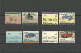 Union Island MiNr. 102 109 "Historische Automobile" postfrisch
